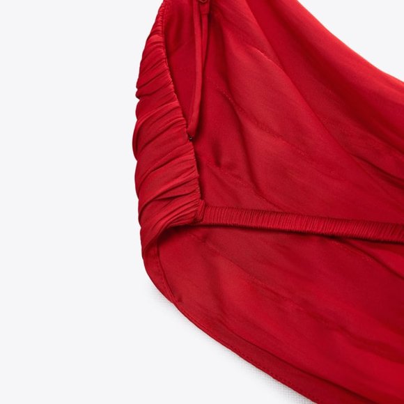 Zara Tops Zara Draped Crop Top Poshmark